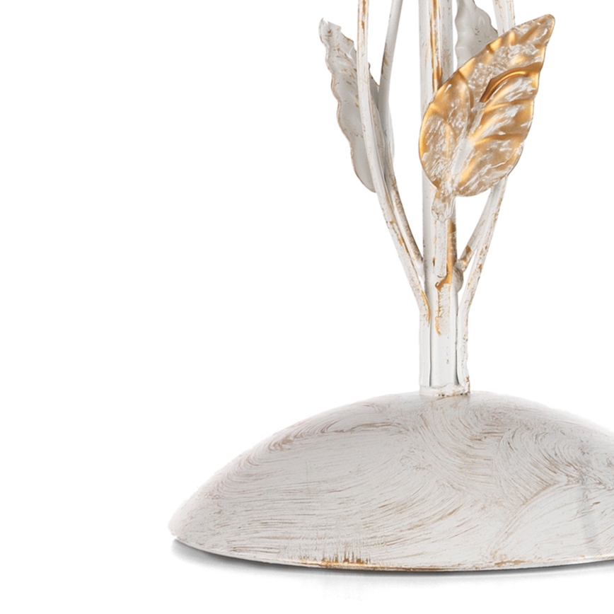 ONLI - Candeeiro de mesa COLLANA 1xE14/6W/230V 40 cm branco