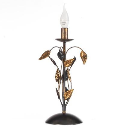 ONLI - Candeeiro de mesa COLLANA 1xE14/6W/230V 40 cm bronze