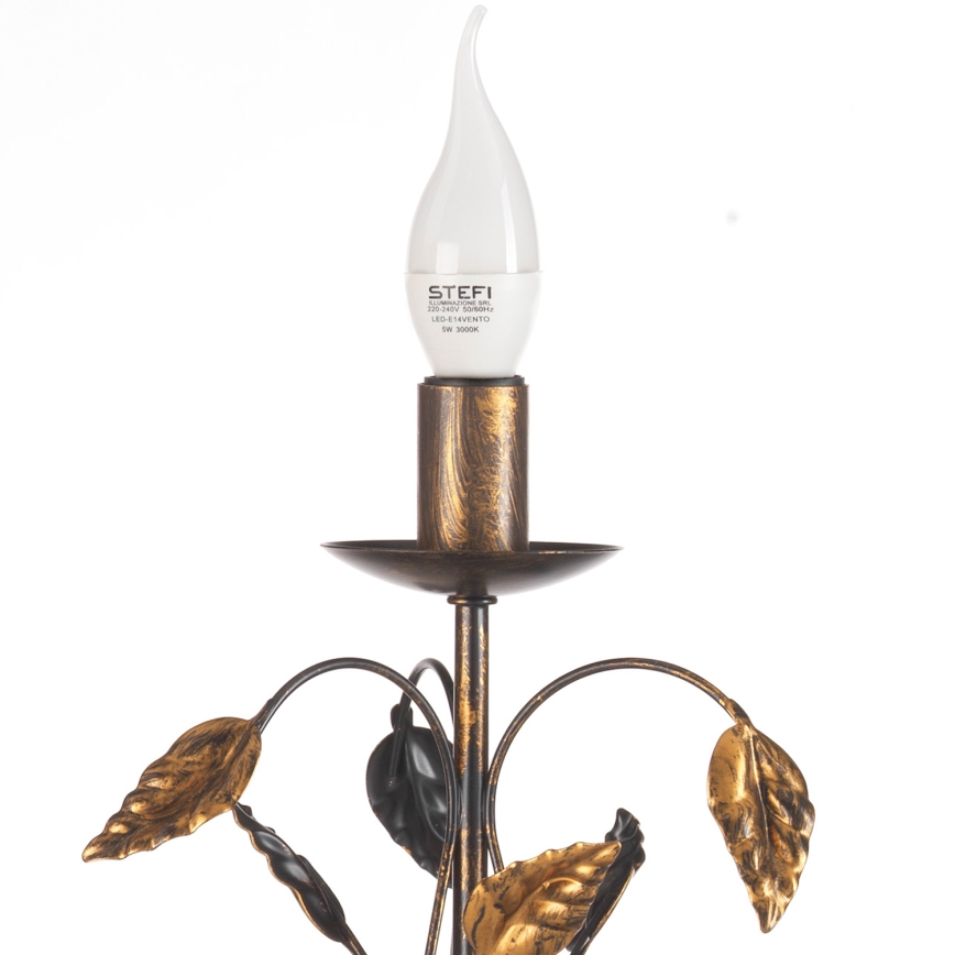 ONLI - Candeeiro de mesa COLLANA 1xE14/6W/230V 40 cm bronze