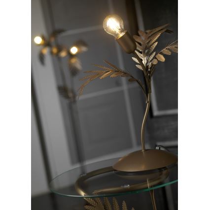 ONLI - Candeeiro de mesa DUBAI 1xE27/22W/230V bronze