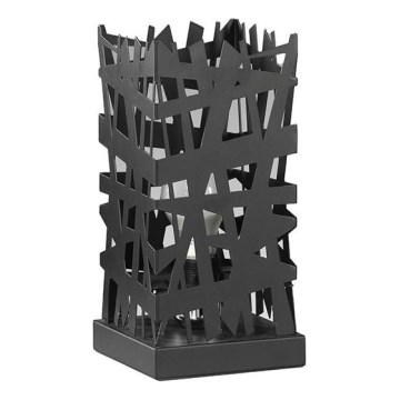 ONLI - Candeeiro de mesa FORESTA 1xE27/15W/230V 29 cm preto