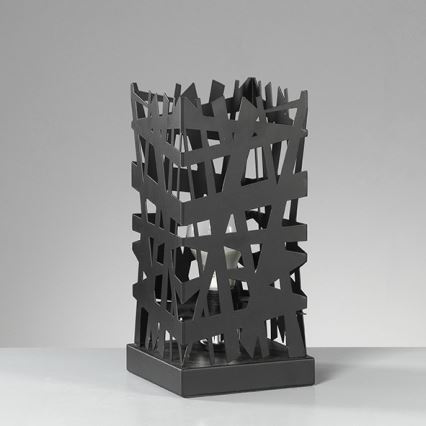 ONLI - Candeeiro de mesa FORESTA 1xE27/15W/230V 29 cm preto