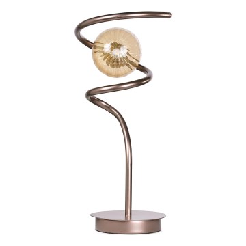 ONLI - Candeeiro de mesa FRIDA 1xG9/10W/230V 42 cm cobre