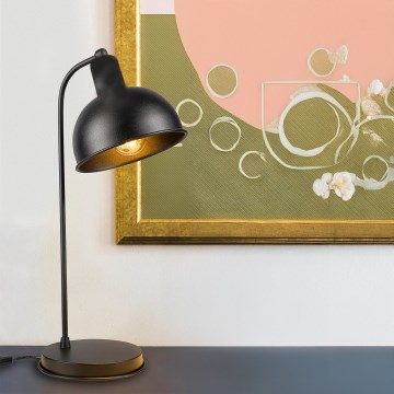 ONLI - Candeeiro de mesa ISTANBUL 1xE27/22W/230V 50 cm preto