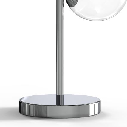 ONLI - Candeeiro de mesa KIMBERLY 2xG9/6W/230V 40 cm cromo brilhante