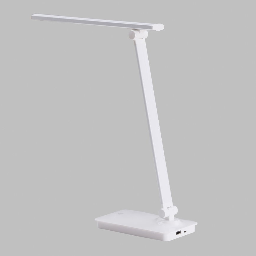 ONLI - Candeeiro de mesa táctil LED com regulação e porta USB DESKI LED/7W/230V 4000K branco