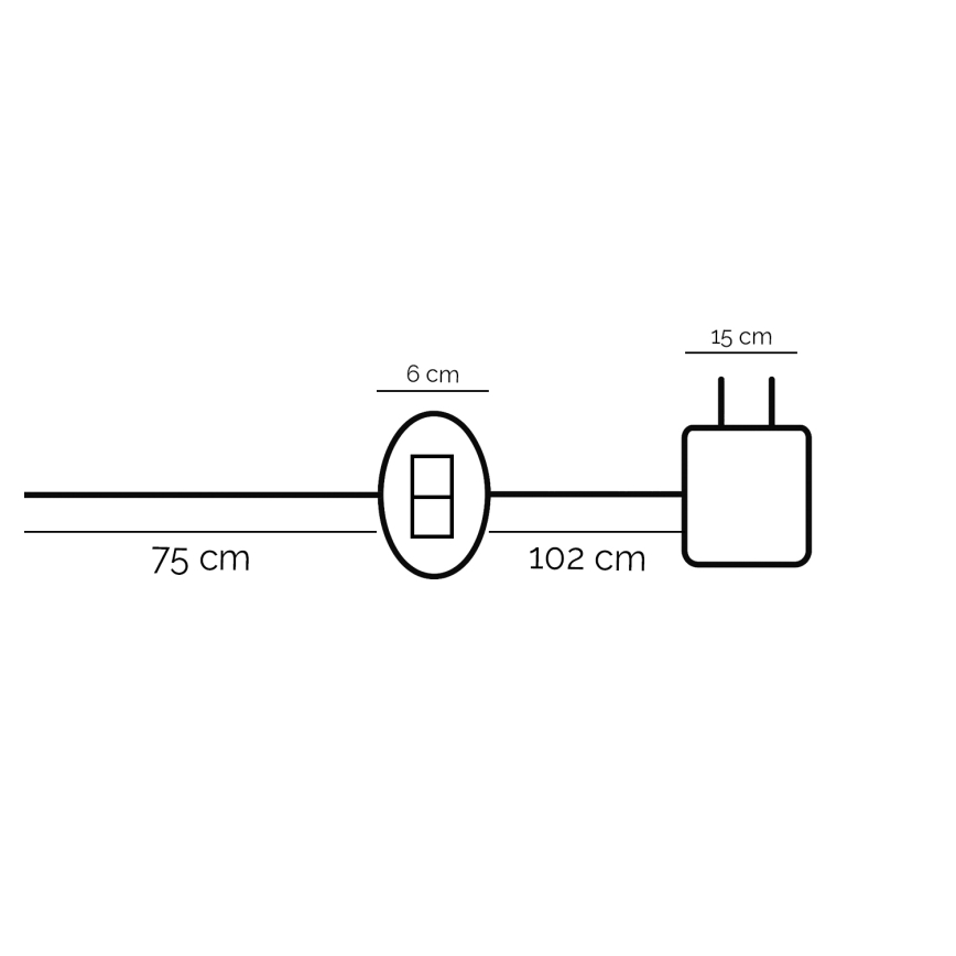 ONLI - Candeeiro de mesa LED DAFNE LED/12W/230V 4000K 48 cm preto