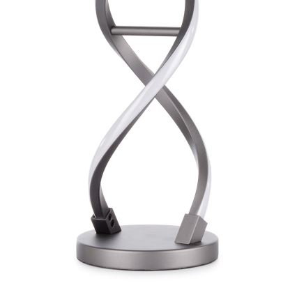 ONLI - Candeeiro de mesa LED DNA LED/12W/230V 4000K 48,5 cm prateado