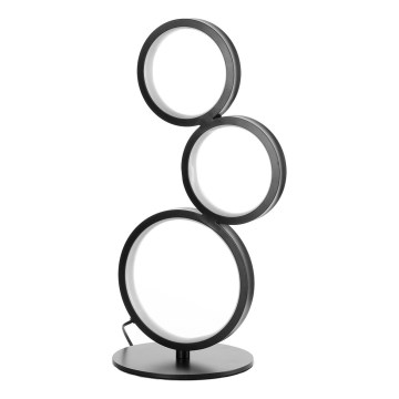 ONLI - Candeeiro de Mesa LED RINGS LED/17W/230V 4000K 37 cm preto