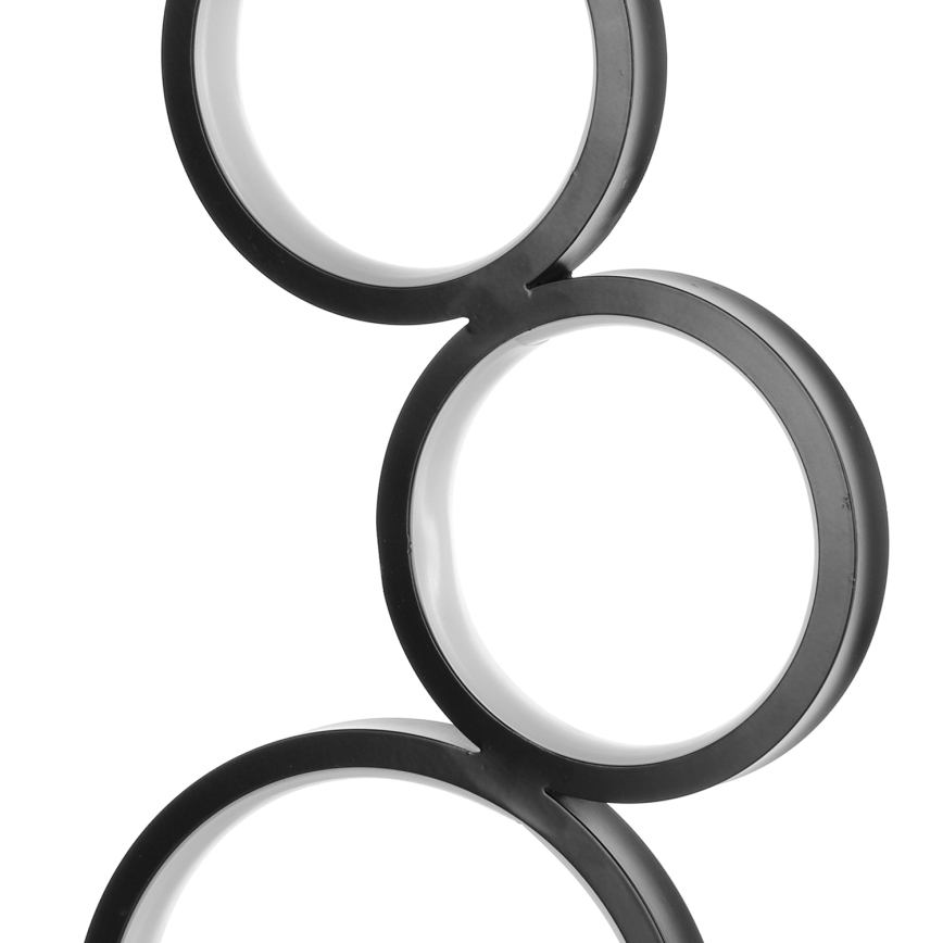 ONLI - Candeeiro de Mesa LED RINGS LED/17W/230V 4000K 37 cm preto