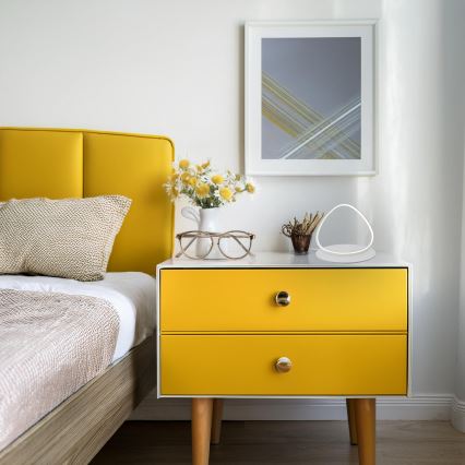 ONLI - Candeeiro de mesa LED ROMEO LED/16W/230V 4000K 35 cm branco