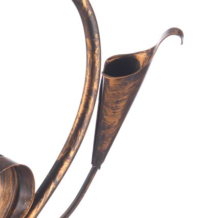 ONLI - Candeeiro de mesa LUCREZIA 1xE14/6W/230V bronze