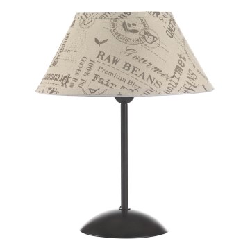 ONLI - Candeeiro de mesa MAIDA 1xE27/15W/230V 38 cm castanho