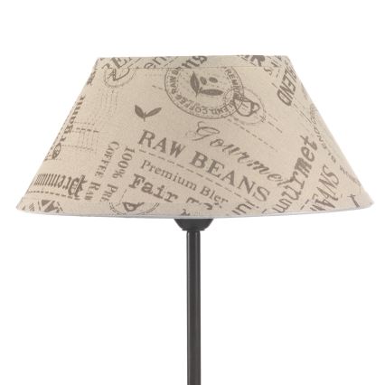 ONLI - Candeeiro de mesa MAIDA 1xE27/15W/230V 38 cm castanho