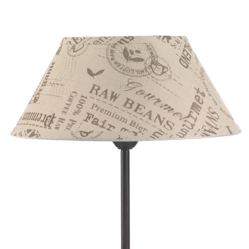 ONLI - Candeeiro de mesa MAIDA 1xE27/15W/230V 38 cm castanho