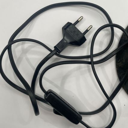 ONLI - Candeeiro de mesa MAIDA 1xE27/15W/230V 38 cm castanho