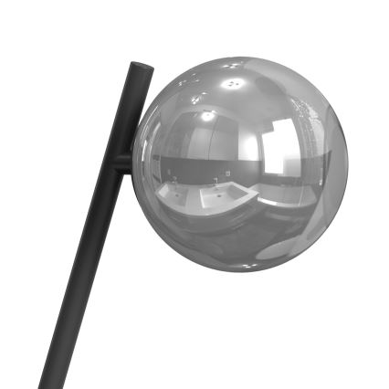 ONLI - Candeeiro de mesa PALOMA 1xG9/10W/230V 38,5 cm preto/fumado