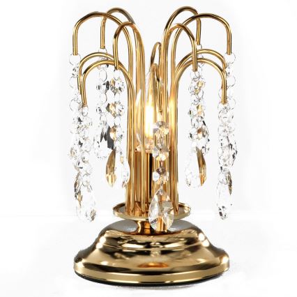 ONLI - Candeeiro de mesa PIOGGIA 1xE14/6W/230V dourada