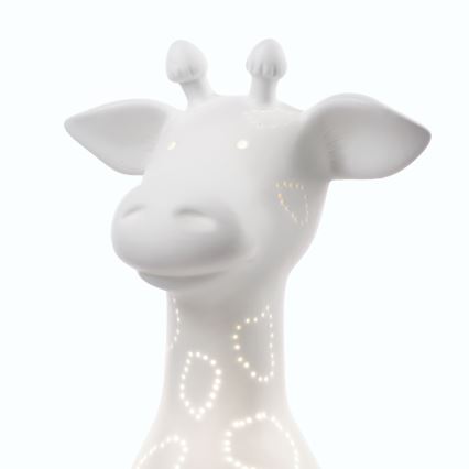ONLI - Candeeiro de mesa PORCELLANA 1xE14/6W/230V 30 cm girafa