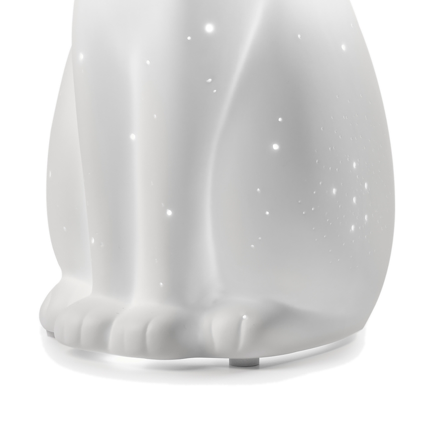 ONLI - Candeeiro de mesa PORCELLANA 1xE14/6W/230V 30 cm girafa