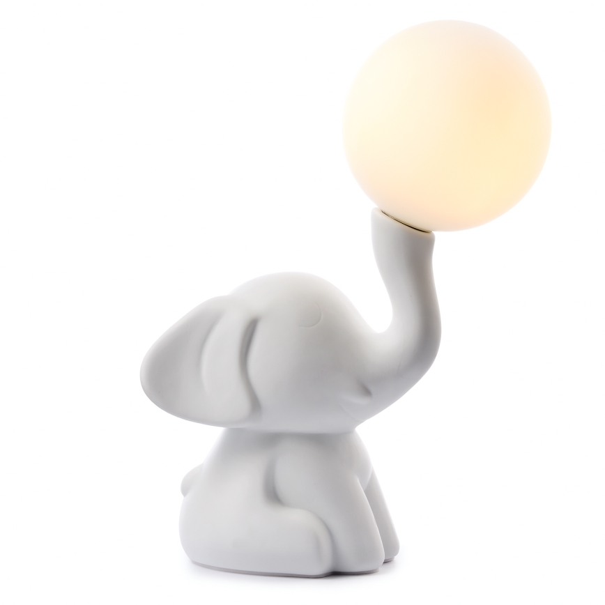 ONLI - Candeeiro de mesa PORCELLANA 1xG9/6W/230V 31 cm elefante