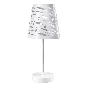 ONLI - Candeeiro de mesa RICKY 1xE14/10W/230V 28 cm branco