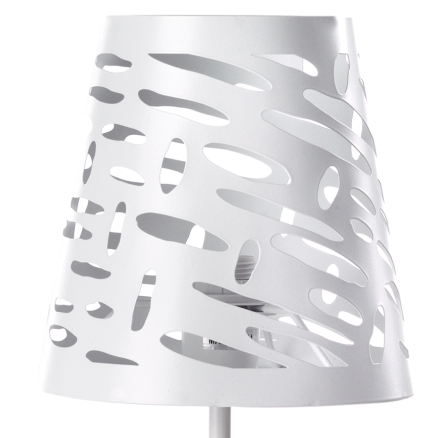 ONLI - Candeeiro de mesa RICKY 1xE14/10W/230V 28 cm branco