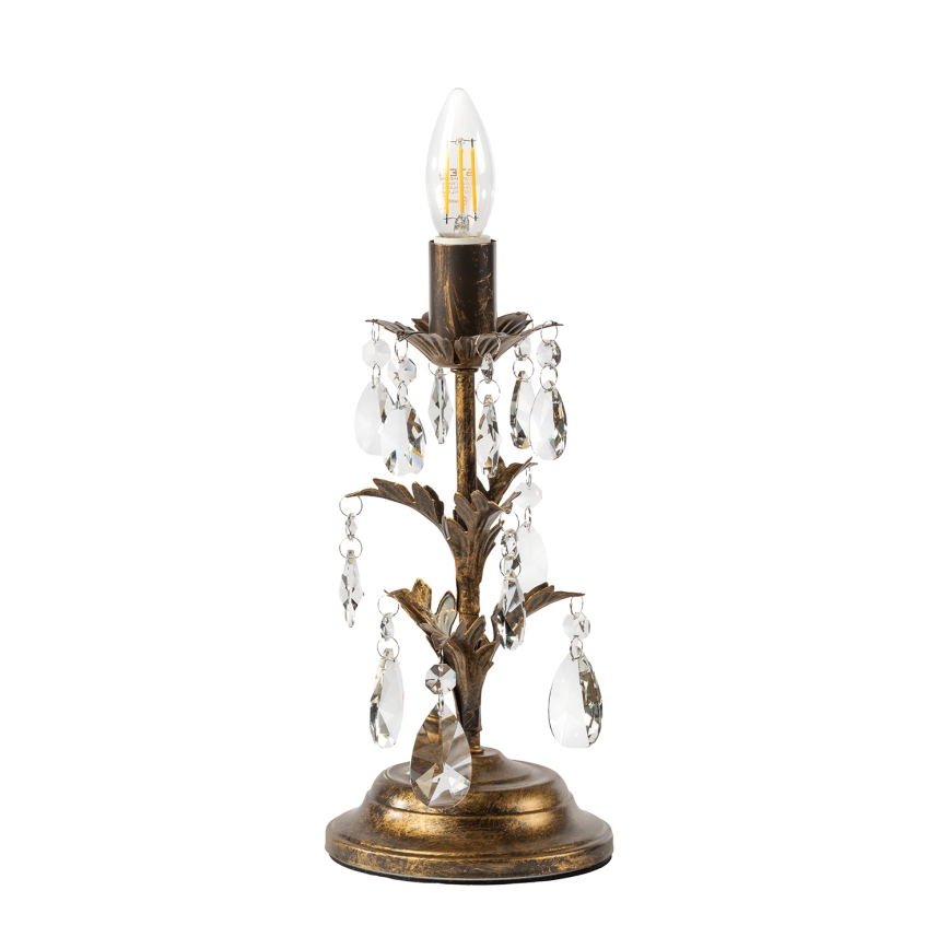 ONLI - Candeeiro de mesa TERESA 1xE14/6W/230V bronze