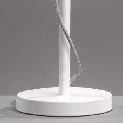 ONLI - Candeeiro de mesa WIRE 1xE27/15W/230V 50 cm cinzento/branco