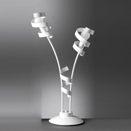 ONLI - Candeeiro de mesa ZOE 2xE14/6W/230V 65 cm branco