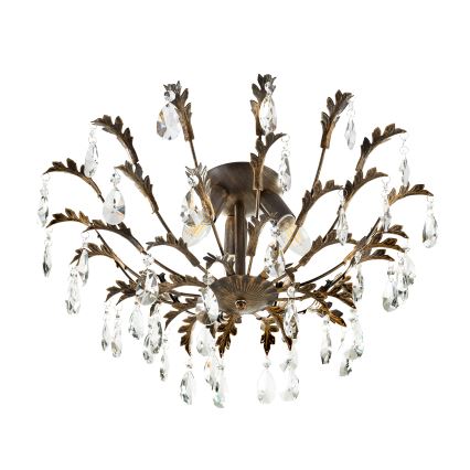 ONLI - Candeeiro de tecto TERESA 3xE14/6W/230V bronze