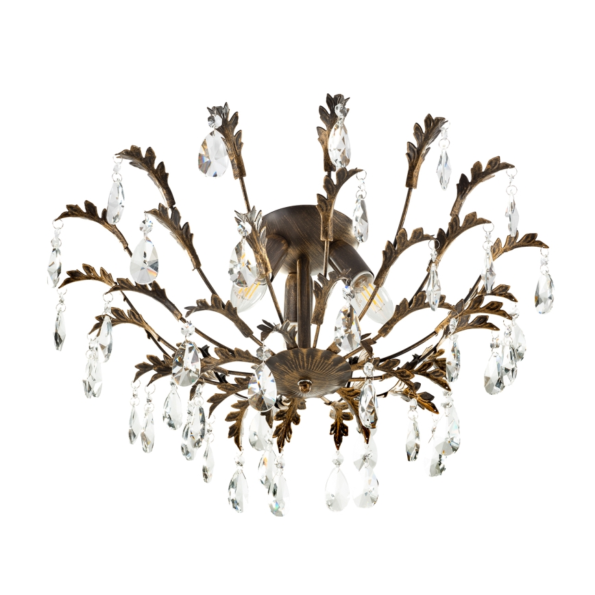 ONLI - Candeeiro de tecto TERESA 3xE14/6W/230V bronze