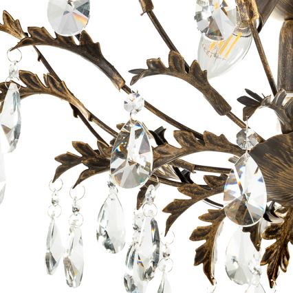 ONLI - Candeeiro de tecto TERESA 3xE14/6W/230V bronze