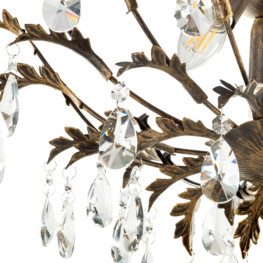 ONLI - Candeeiro de tecto TERESA 3xE14/6W/230V bronze