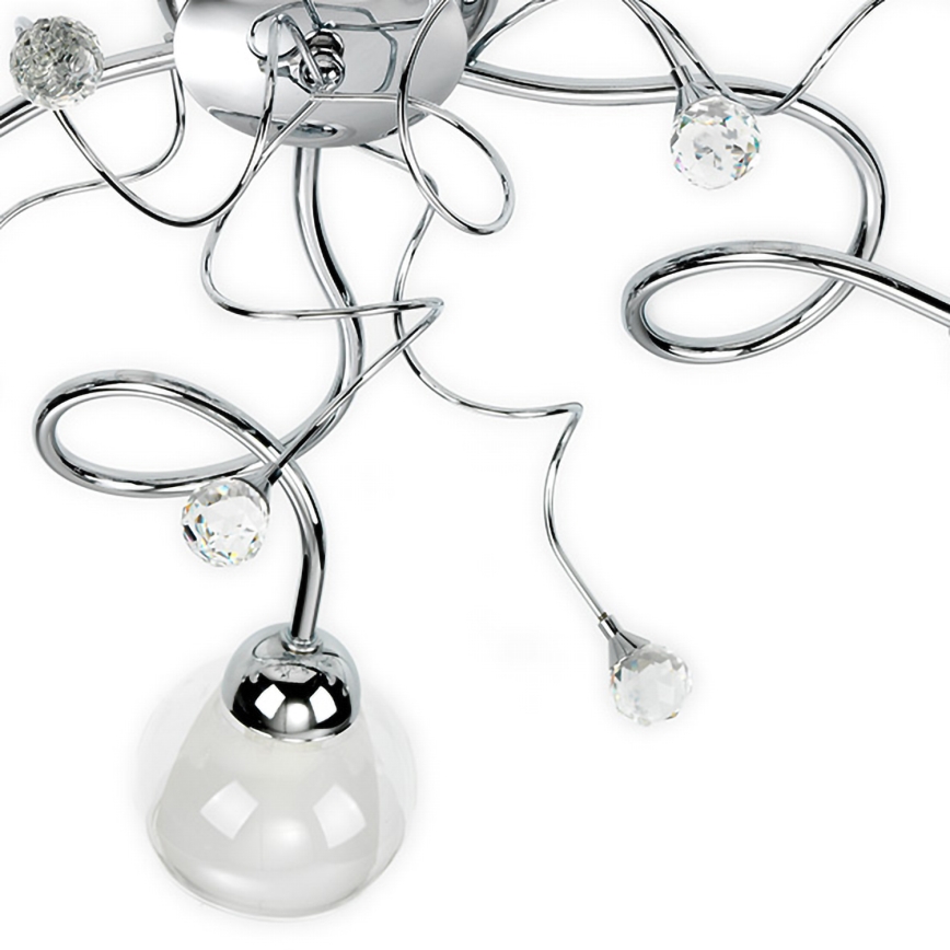 ONLI - Candeeiro integrado WENDY 5xE14/6W/230V cromado brilhante