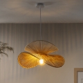 ONLI - Candeeiro pendente em cabo RINGO 1xE27/15W/230V ráfia