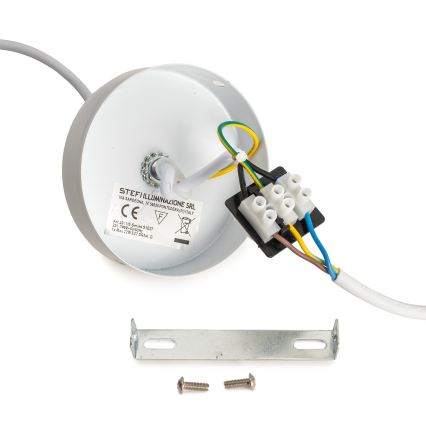 ONLI - Candeeiro pendente em cabo RINGO 1xE27/15W/230V ráfia