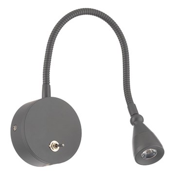 ONLI - Candeeiro pequeno LED flexível LEXI LED/1W/230V 4000K cinzento