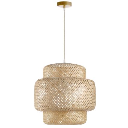 ONLI - Candeeiro suspenso BAMBOO 1xE27/22W/230V bambu