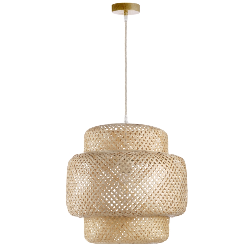 ONLI - Candeeiro suspenso BAMBOO 1xE27/22W/230V bambu