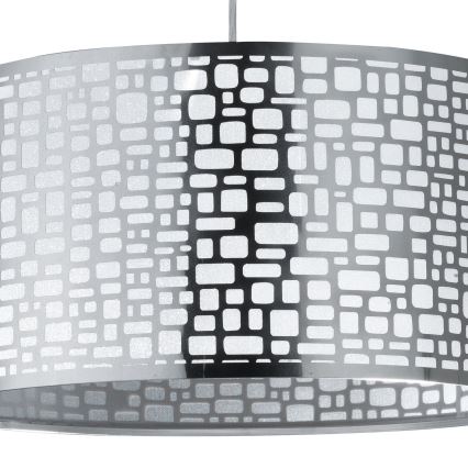 ONLI - Candeeiro suspenso BRUCE 1xE27/15W/230V diâmetro 45 cm cromado mate