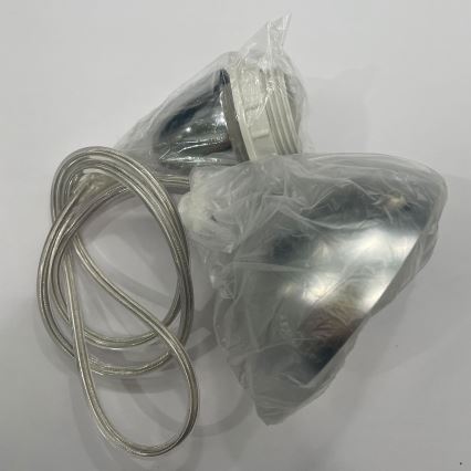 ONLI - Candeeiro suspenso BRUCE 1xE27/15W/230V diâmetro 45 cm cromado mate