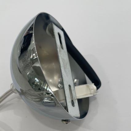 ONLI - Candeeiro suspenso BRUCE 1xE27/15W/230V diâmetro 45 cm cromado mate