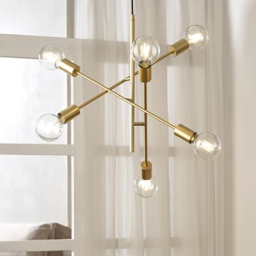 ONLI - Candeeiro suspenso CROSS 6xE27/22W/230V