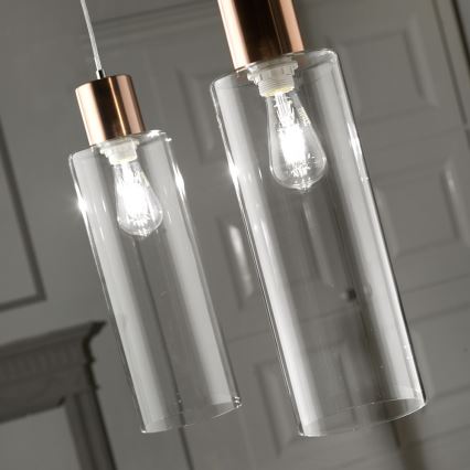 ONLI - Candeeiro suspenso DODO 1xE27/22W/230V cobre