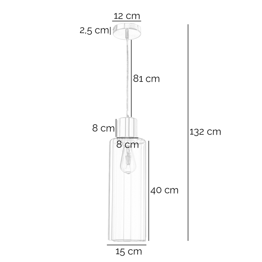 ONLI - Candeeiro suspenso DODO 1xE27/22W/230V cromado brilhante