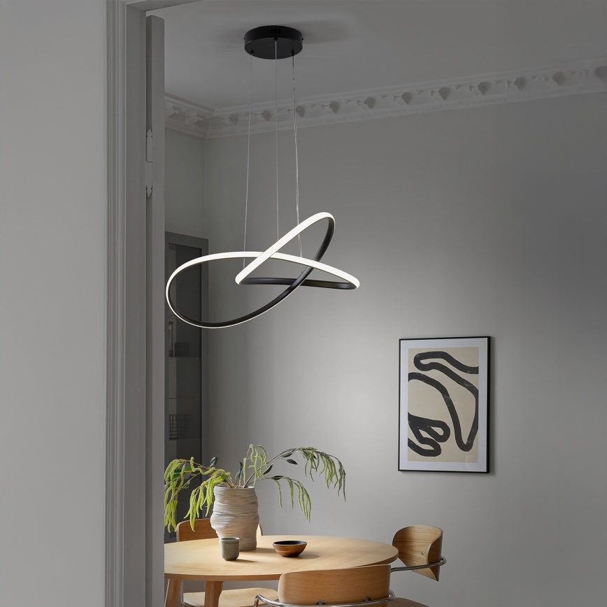 ONLI - Candeeiro suspenso LED DAFNE LED/30W/230W 4000K preto