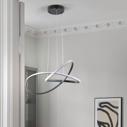 ONLI - Candeeiro suspenso LED DAFNE LED/30W/230W 4000K preto