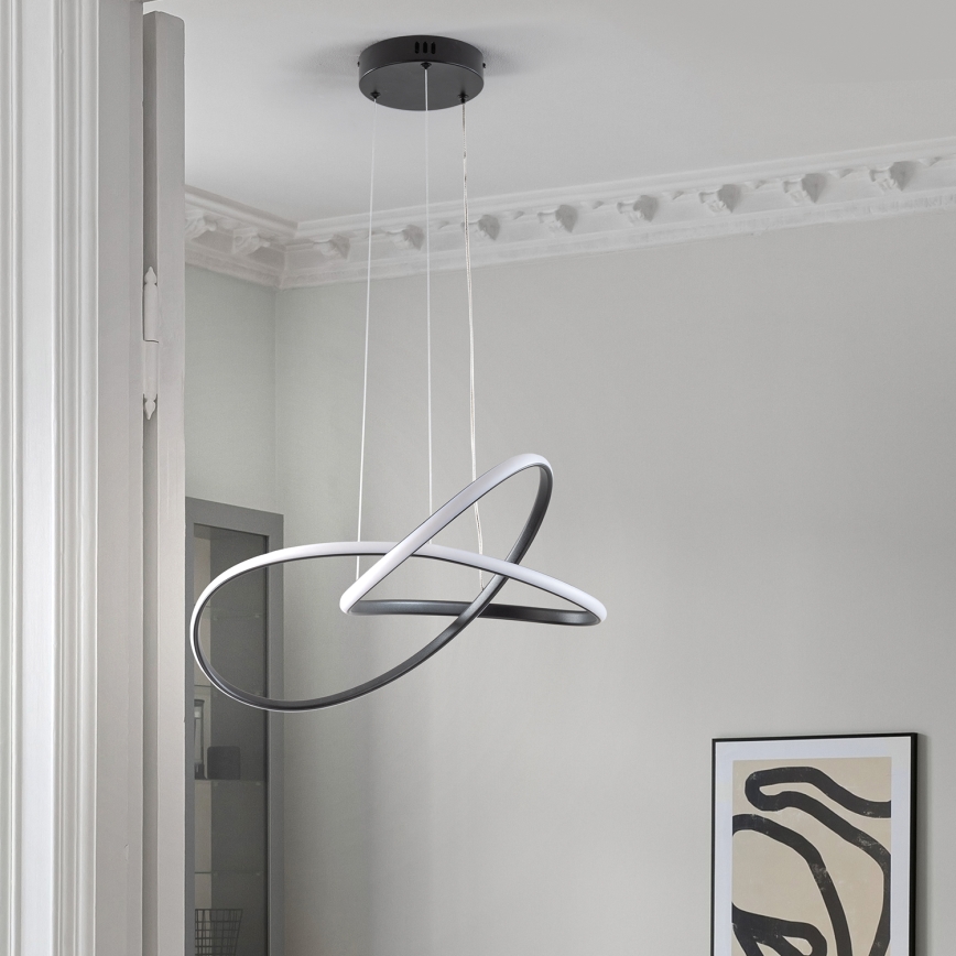 ONLI - Candeeiro suspenso LED DAFNE LED/30W/230W 4000K preto
