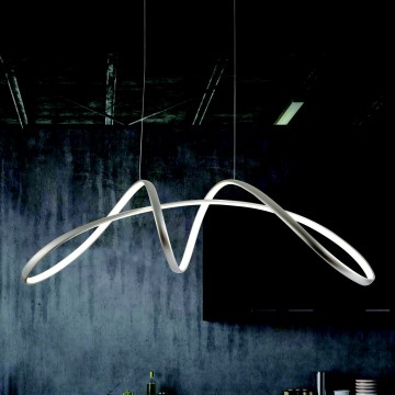 ONLI - Candeeiro suspenso LED INFINITY LED/50W/230V 4500K cromado mate